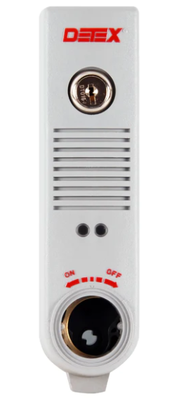 Detex EAX-500 Exit Alarm - Battery-Powered Panic Device, Gray Exit Alarm Detex