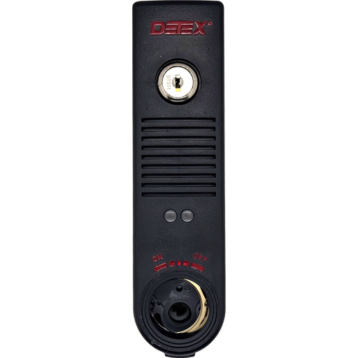 Detex EAX-500W Weatherized Exit Alarm - Battery-Powered, Black Exit Alarm Detex