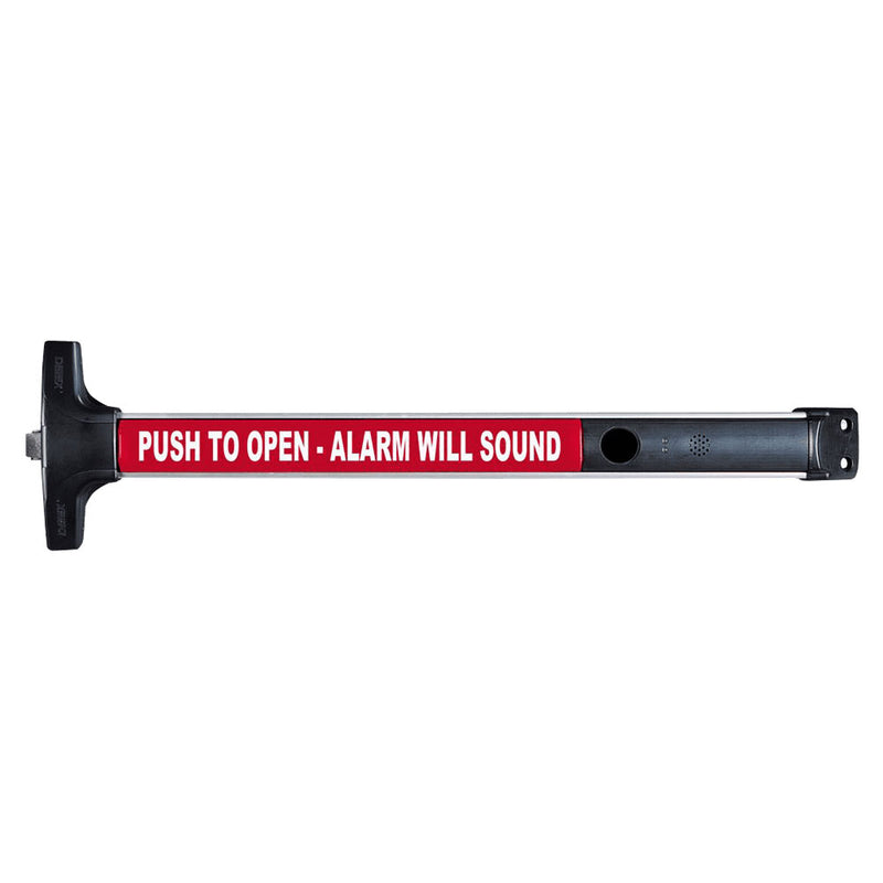 Detex Heavy Duty 36" Alarmed Rim Exit Device | V40 Series | US28 Exit Device Detex