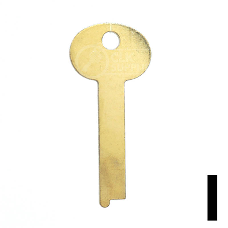 1063E S&G Flat Steel Key Flat Steel-Bit-Tubular-Key Ilco