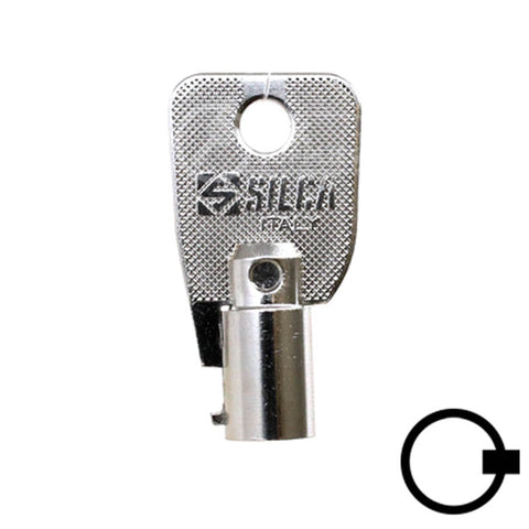 1136S Small Ace Tubular Key Flat Steel-Bit-Tubular-Key Ilco