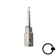 1136S Small Ace Tubular Key Flat Steel-Bit-Tubular-Key Ilco