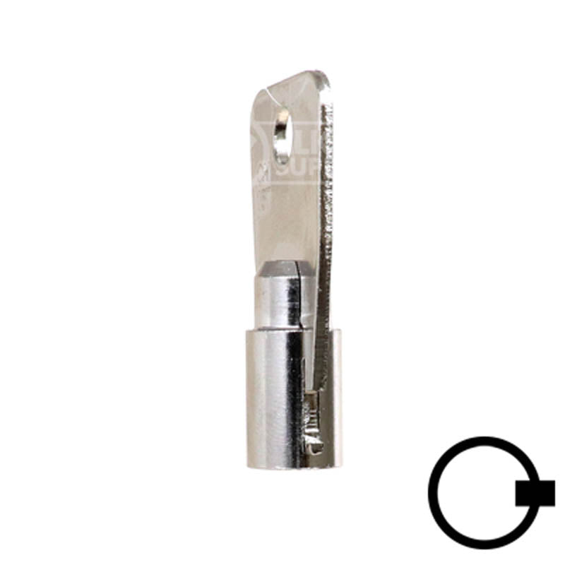 1136S Small Ace Tubular Key Flat Steel-Bit-Tubular-Key Ilco