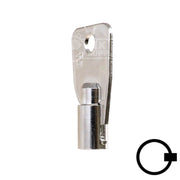 1136S Small Ace Tubular Key Flat Steel-Bit-Tubular-Key Ilco