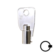 1136S Small Ace Tubular Key Flat Steel-Bit-Tubular-Key Ilco