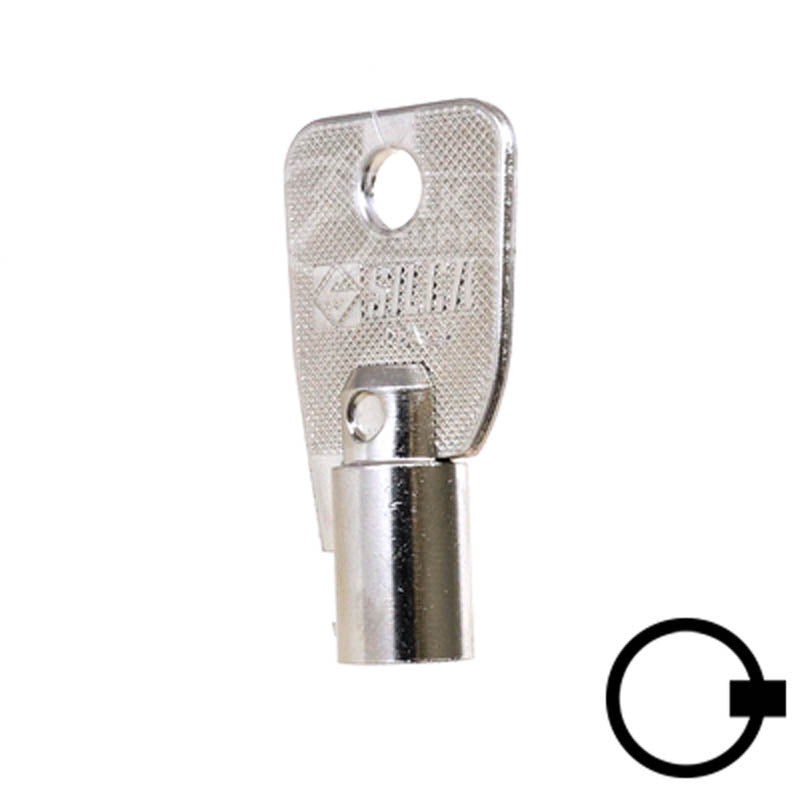1136S Small Ace Tubular Key Flat Steel-Bit-Tubular-Key Ilco