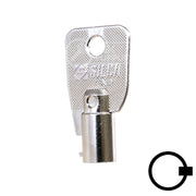 1136S Small Ace Tubular Key Flat Steel-Bit-Tubular-Key Ilco