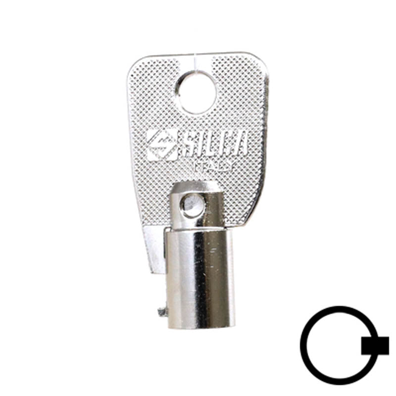 1136S Small Ace Tubular Key Flat Steel-Bit-Tubular-Key Ilco