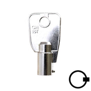 1136S Small Ace Tubular Key Flat Steel-Bit-Tubular-Key Ilco