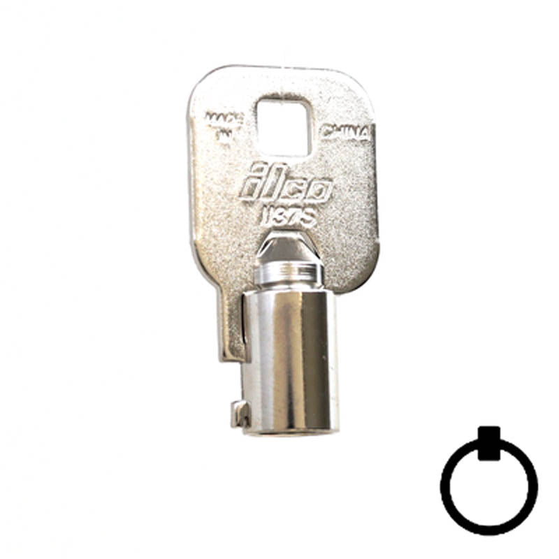 1137S Chicago Tubular Key Flat Steel-Bit-Tubular-Key Ilco