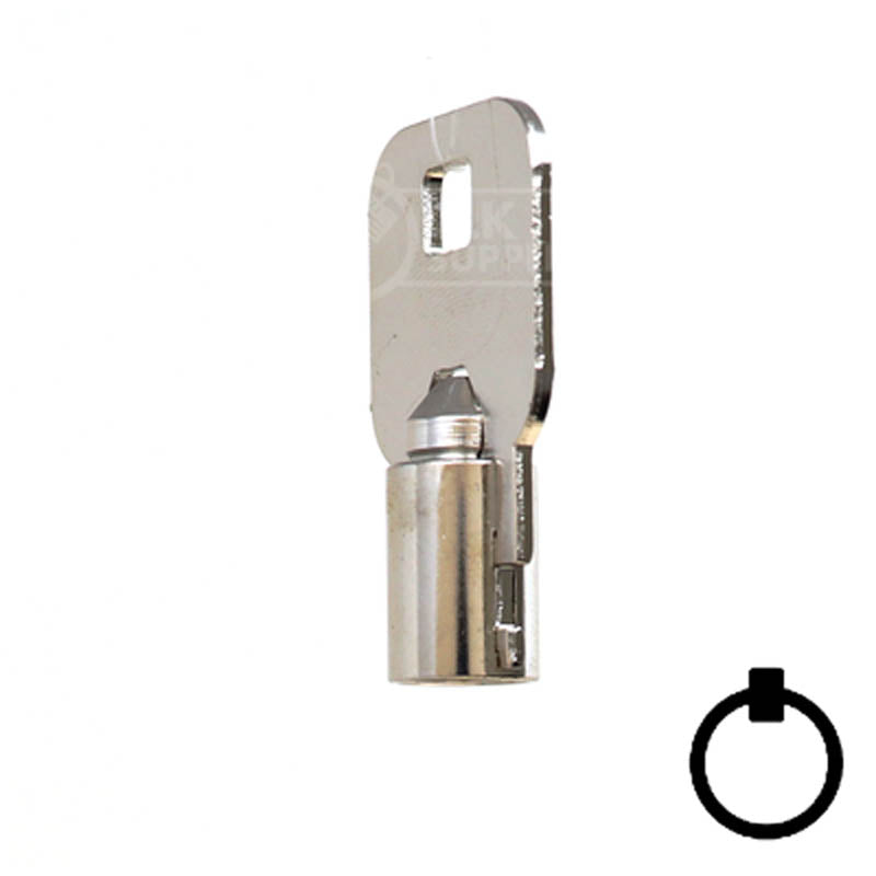 1137S Chicago Tubular Key Flat Steel-Bit-Tubular-Key Ilco