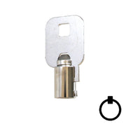 1137S Chicago Tubular Key Flat Steel-Bit-Tubular-Key Ilco