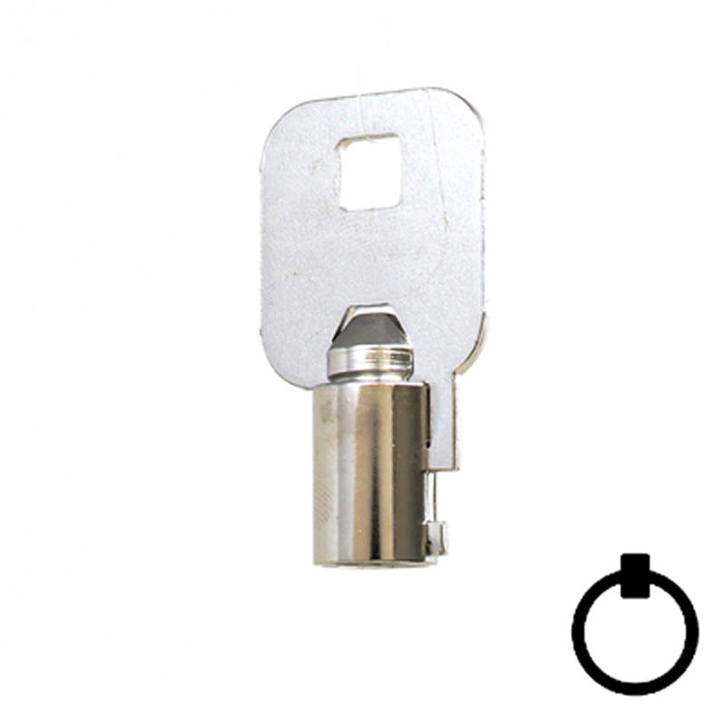 1137S Chicago Tubular Key Flat Steel-Bit-Tubular-Key Ilco