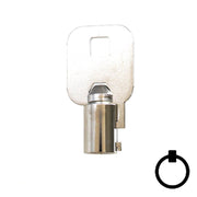 1137S Chicago Tubular Key Flat Steel-Bit-Tubular-Key Ilco