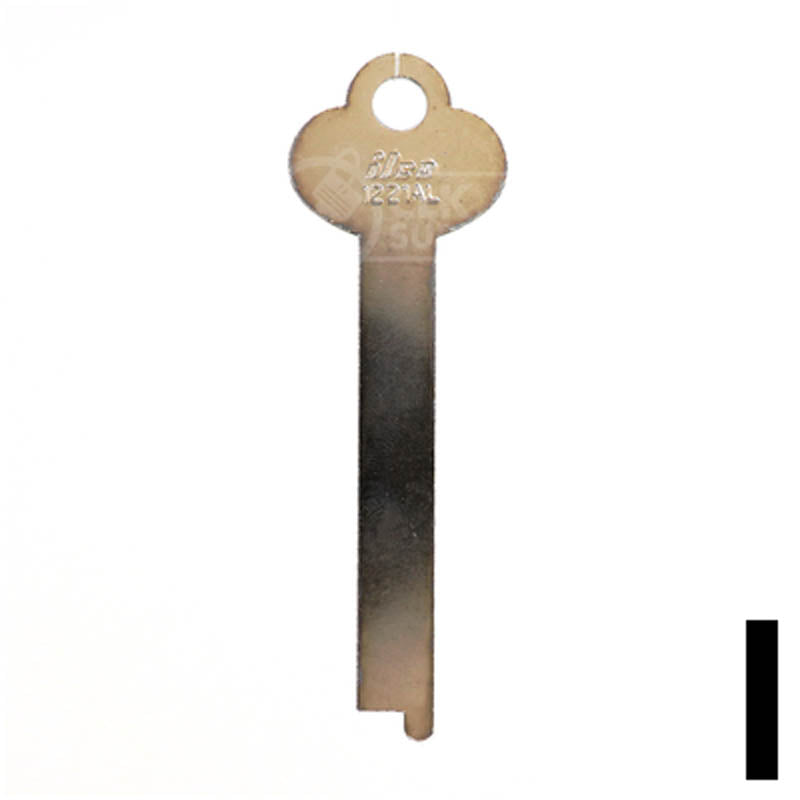1221AL Flat Steel Key Flat Steel-Bit-Tubular-Key Ilco