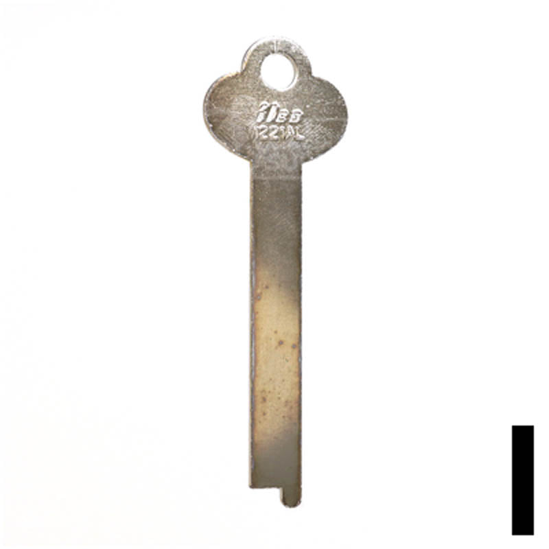 1221AL Flat Steel Key Flat Steel-Bit-Tubular-Key Ilco