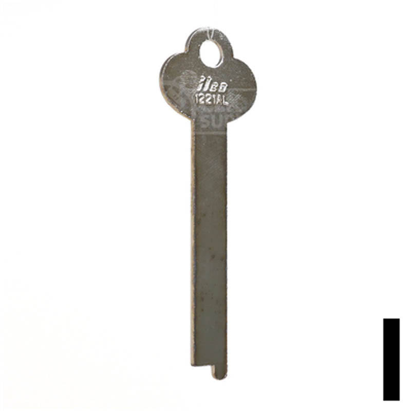 1221AL Flat Steel Key Flat Steel-Bit-Tubular-Key Ilco