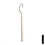 1221AL Flat Steel Key Flat Steel-Bit-Tubular-Key Ilco