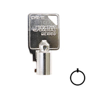 137B , 1137B Ace Tubular Key Flat Steel-Bit-Tubular-Key JMA USA