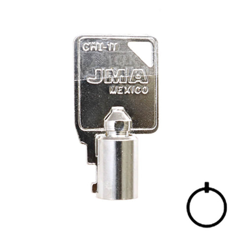 137B , 1137B Ace Tubular Key Flat Steel-Bit-Tubular-Key JMA USA