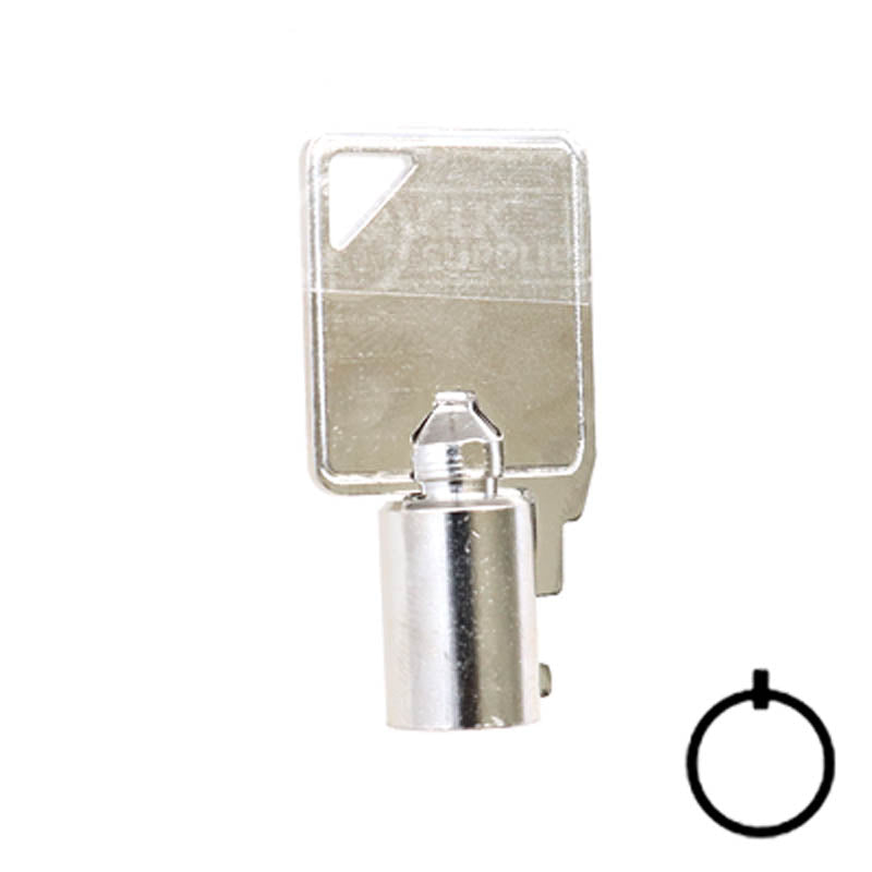 137B , 1137B Ace Tubular Key Flat Steel-Bit-Tubular-Key JMA USA