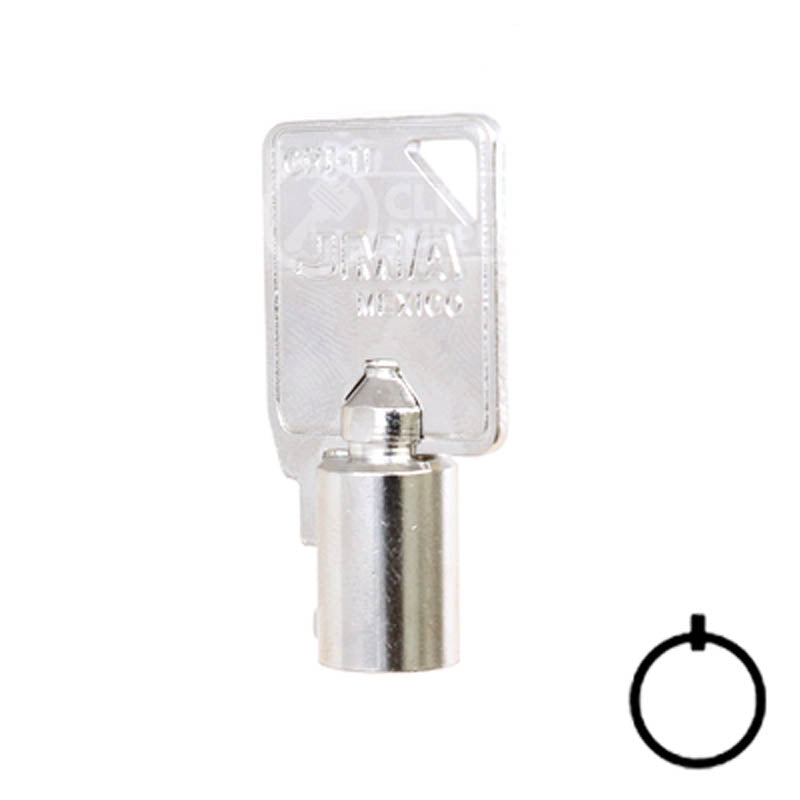 137B , 1137B Ace Tubular Key Flat Steel-Bit-Tubular-Key JMA USA