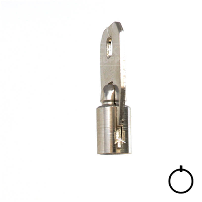 CompX Chicago ACE & ACE II Tubular Key Blank (137) Flat Steel-Bit-Tubular-Key Compx Security