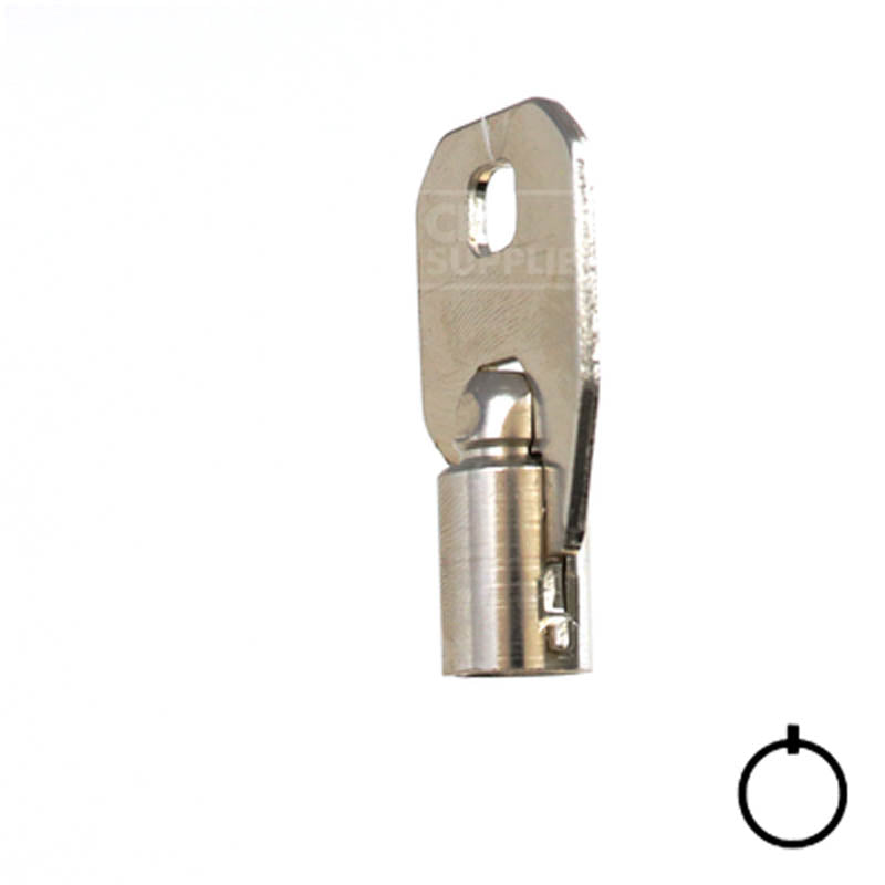 CompX Chicago ACE & ACE II Tubular Key Blank (137) Flat Steel-Bit-Tubular-Key Compx Security