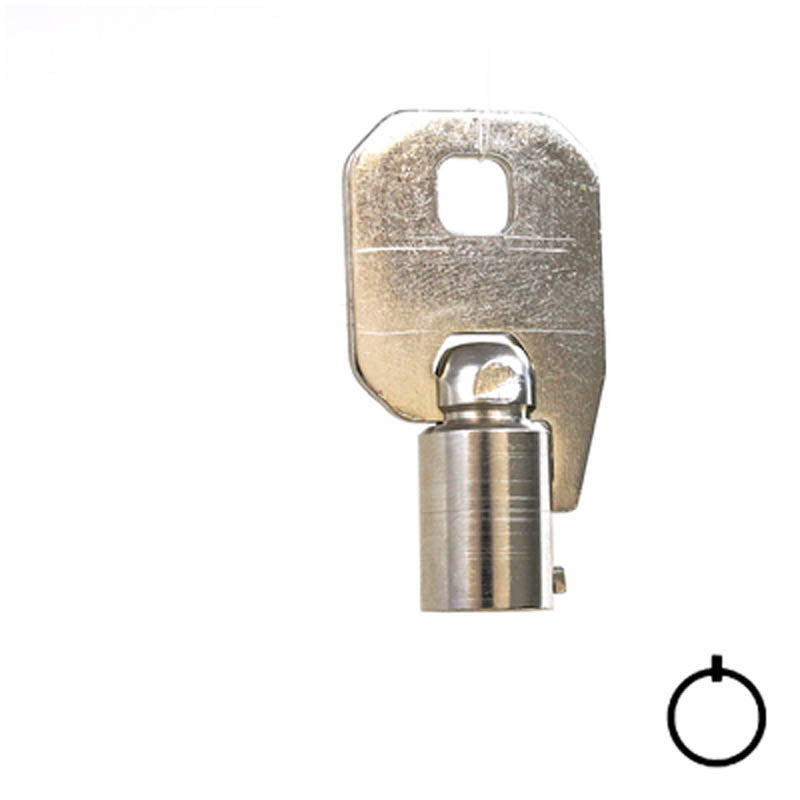 CompX Chicago ACE & ACE II Tubular Key Blank (137) Flat Steel-Bit-Tubular-Key Compx Security