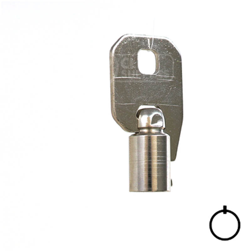 CompX Chicago ACE & ACE II Tubular Key Blank (137) Flat Steel-Bit-Tubular-Key Compx Security