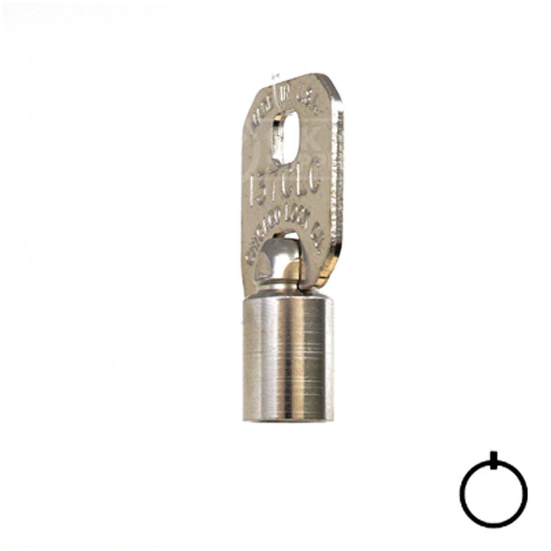 CompX Chicago ACE & ACE II Tubular Key Blank (137) Flat Steel-Bit-Tubular-Key Compx Security