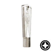 CompX "Cross" Freezer Key Flat Steel-Bit-Tubular-Key Compx Security