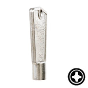 CompX "Cross" Freezer Key Flat Steel-Bit-Tubular-Key Compx Security