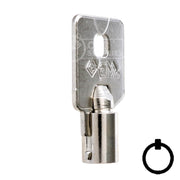CompX Fort GEM OEM Tubular Key Blank (137) Flat Steel-Bit-Tubular-Key Compx Security
