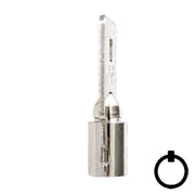 CompX Fort GEM OEM Tubular Key Blank (137) Flat Steel-Bit-Tubular-Key Compx Security
