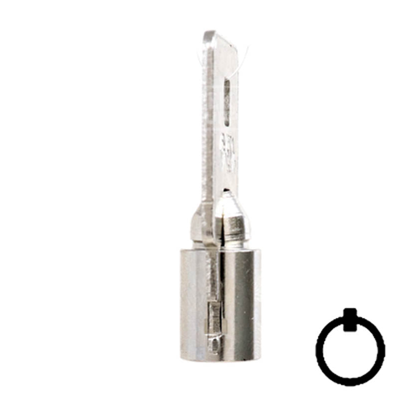 CompX Fort GEM OEM Tubular Key Blank (137) Flat Steel-Bit-Tubular-Key Compx Security