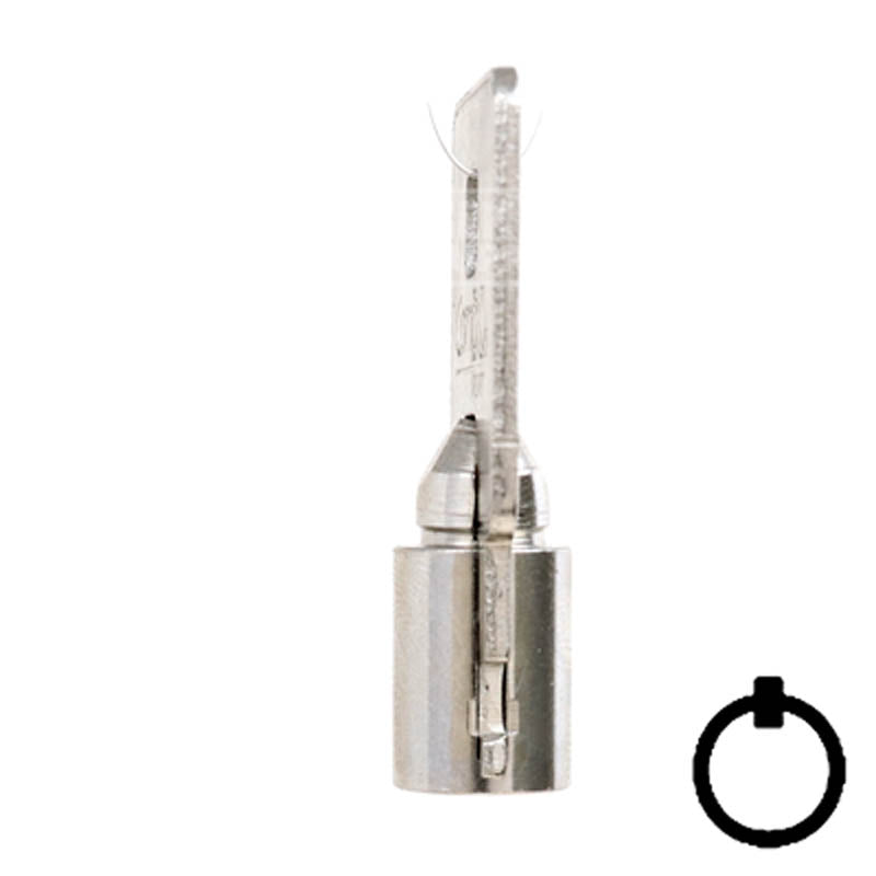 CompX Fort GEM OEM Tubular Key Blank (137) Flat Steel-Bit-Tubular-Key Compx Security