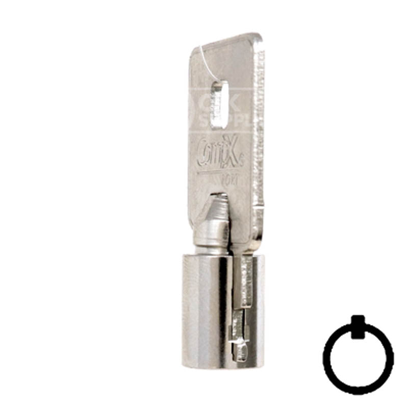 CompX Fort GEM OEM Tubular Key Blank (137) Flat Steel-Bit-Tubular-Key Compx Security
