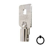 CompX Fort GEM OEM Tubular Key Blank (137) Flat Steel-Bit-Tubular-Key Compx Security