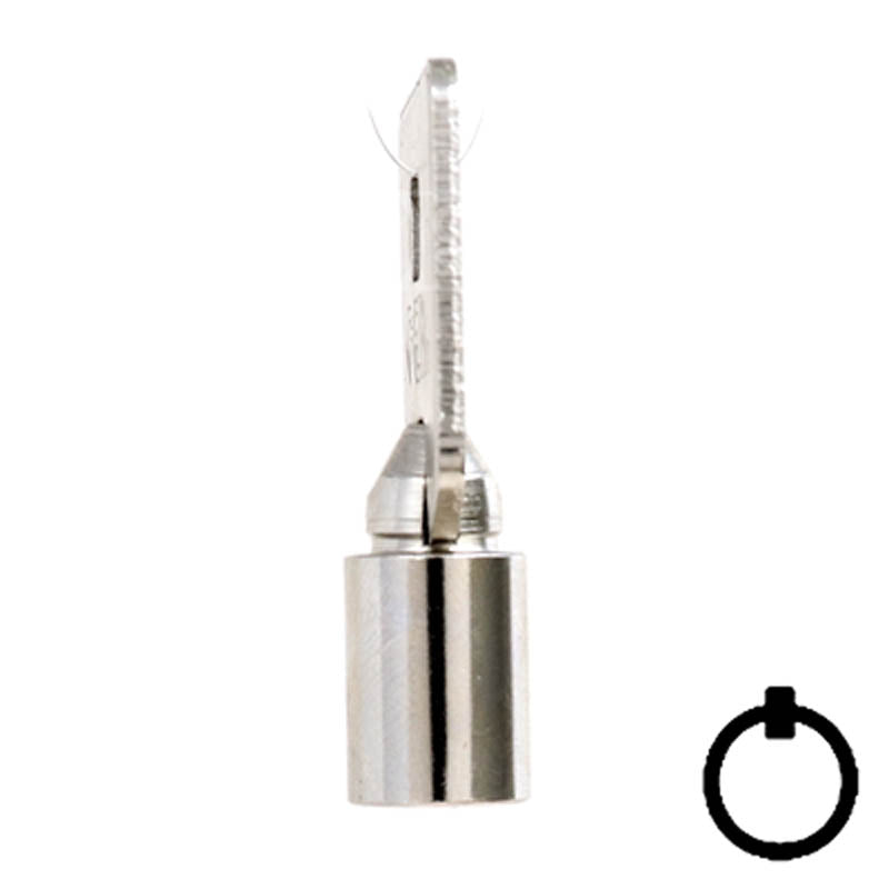 CompX Fort GEM OEM Tubular Key Blank (137) Flat Steel-Bit-Tubular-Key Compx Security