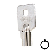 CompX Fort GEM OEM Tubular Key Blank (137) Flat Steel-Bit-Tubular-Key Compx Security