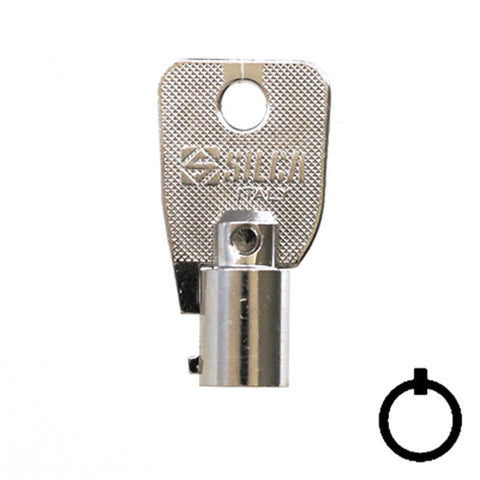 L1137 Large Ace Tubular Key Flat Steel-Bit-Tubular-Key Ilco