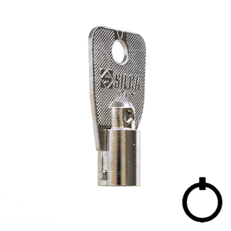 L1137 Large Ace Tubular Key Flat Steel-Bit-Tubular-Key Ilco