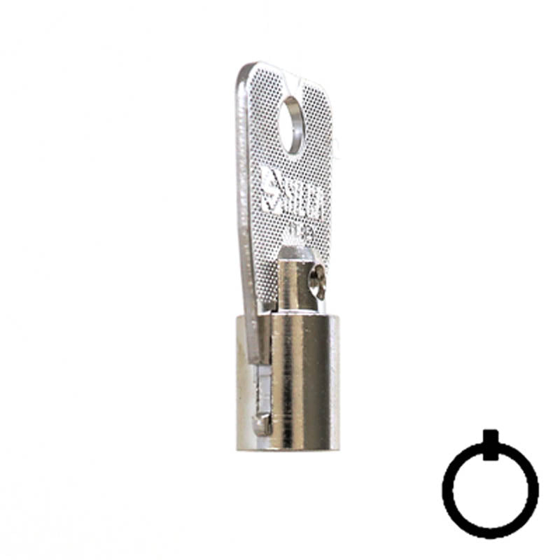 L1137 Large Ace Tubular Key Flat Steel-Bit-Tubular-Key Ilco