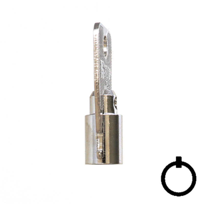 L1137 Large Ace Tubular Key Flat Steel-Bit-Tubular-Key Ilco