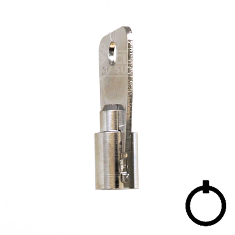L1137 Large Ace Tubular Key Flat Steel-Bit-Tubular-Key Ilco