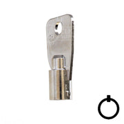 L1137 Large Ace Tubular Key Flat Steel-Bit-Tubular-Key Ilco