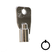 L1137 Large Ace Tubular Key Flat Steel-Bit-Tubular-Key Ilco