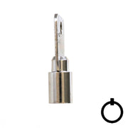 L1137 Large Ace Tubular Key Flat Steel-Bit-Tubular-Key Ilco
