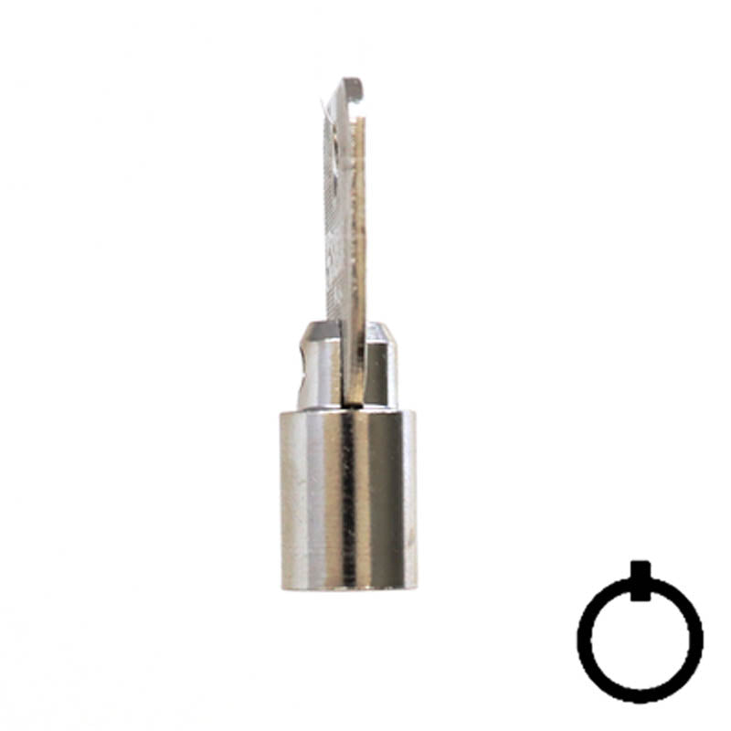 L1137 Large Ace Tubular Key Flat Steel-Bit-Tubular-Key Ilco